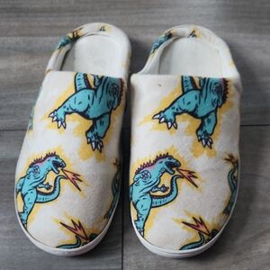 Dinosaur Godzilla Print Slippers
